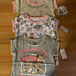 3 piece size 3T toy story shirts